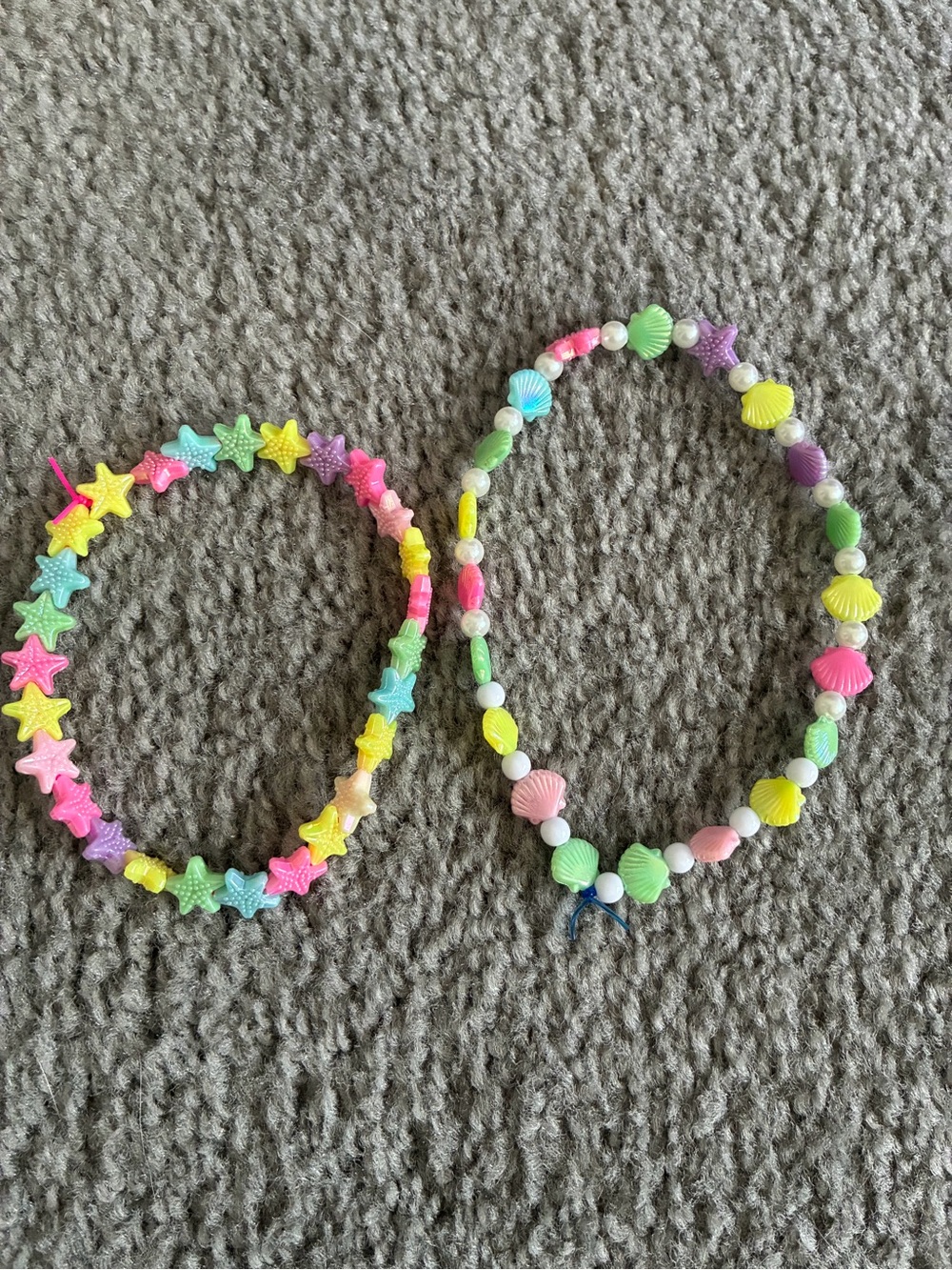 Two summer anklets